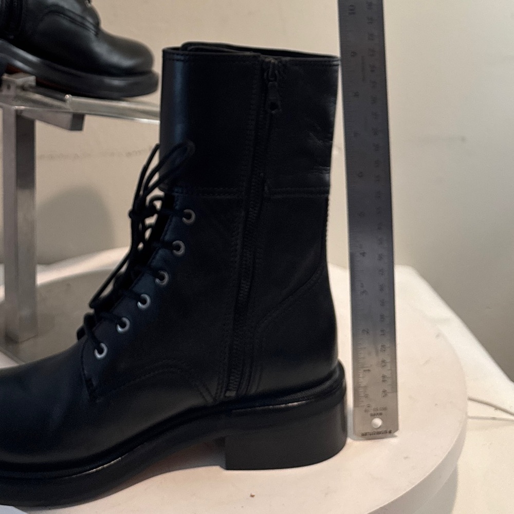 Rag & Bone Buckle Cuff Moto Women’s Black Boots size 7.5 - Picture 7 of 10